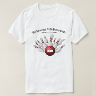 T-shirt Jeu 330 de la Société internationale de quilles à 
