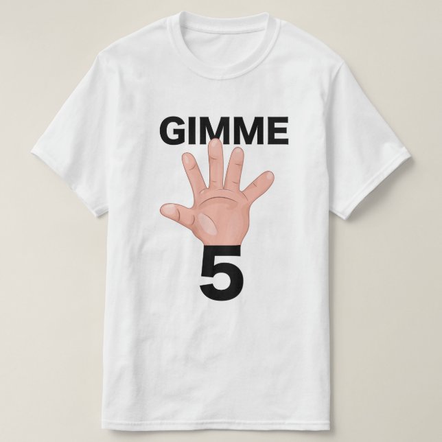 T-shirt Jeu 5 (Design devant)