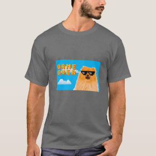 T-shirt Jeu 8 bits sur Pomeranian