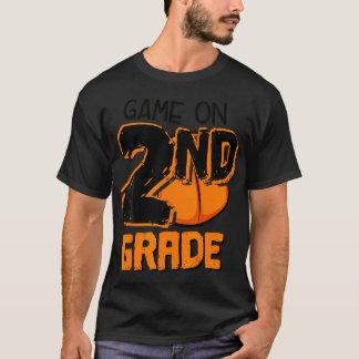 T-shirt Jeu Amusant Sur Basketball De 2E Année Premier Jou