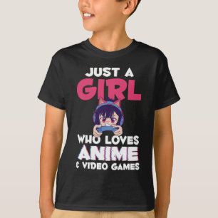 T-shirt Jeu Anime Japonaise fille Manga Otaku Enfants