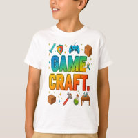 T-Shirt Jeu Artisanat Rétro Gamer