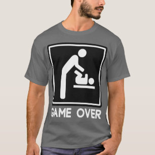 T-shirt Jeu au-dessus de nouveau bébé pour le papa de