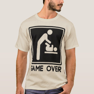 T-shirt Jeu au-dessus de nouveau bébé pour le papa de
