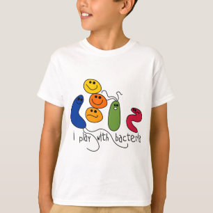 T-shirt Jeu avec des bactéries