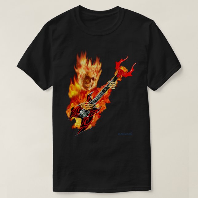 T-shirt Jeu avec le feu d'enfer (Design devant)