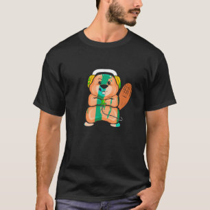 T-shirt Jeu Beaver Lover Funny Gamer Cadeau pour jeu vidéo