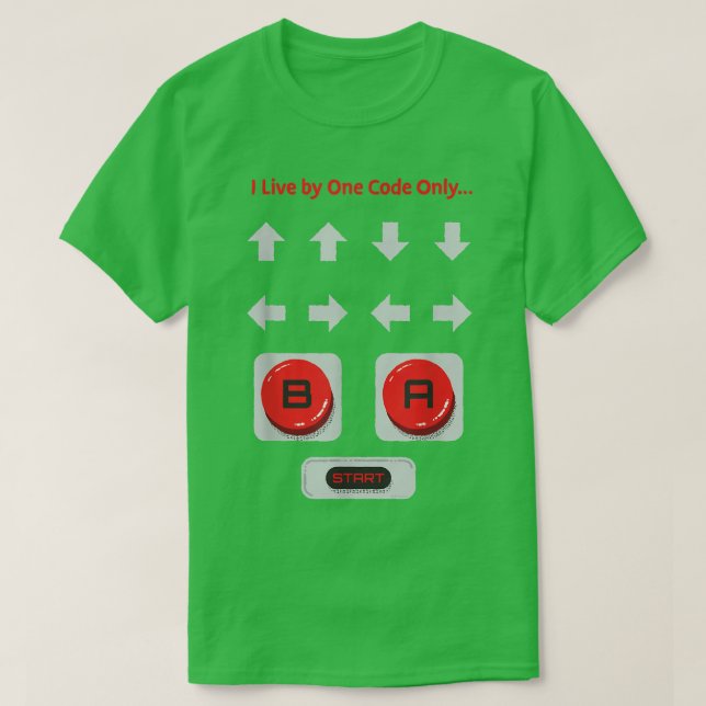 T-shirt Jeu Code de triche pour Gamer Drôle Vie Citation G (Design devant)