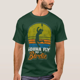 T-shirt Jeu de balle de badminton sportif ami garçon