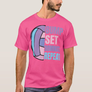 T-shirt Jeu de balles de volley-ball filles Dominer Volley