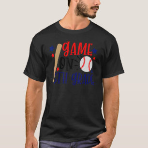 T-shirt Jeu De Baseball De 5E Année Garçons Premier Jour D