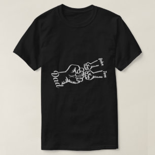 T-shirt Jeu de bosses de Fête des pères personnalisée RD