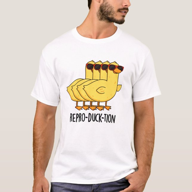 T-shirt Jeu de canard animal amusant pour répro-canard (Devant)