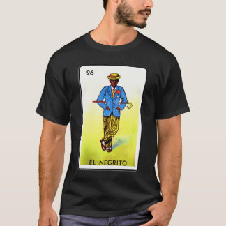 T-shirt Jeu de cartes mexicain traditionnel N26 El negrito