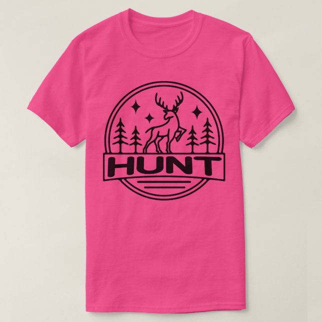 T-shirt Jeu de chasse de chasseurs (Design devant)