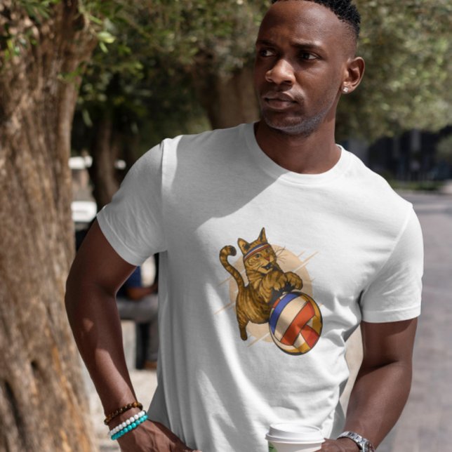 T-shirt Jeu de chat Volley-ball (Créateur téléchargé)