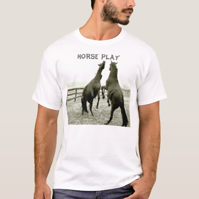 T-shirt Jeu de cheval (Devant)
