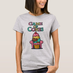 T-shirt Jeu de cônes - Funny Ice Cream Pun Mode
