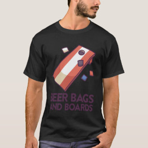 T-shirt Jeu de Cornhole avec sacs de Cornhole Planche de t