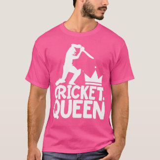 T-shirt Jeu De Cricket Hommes Cricket Queen