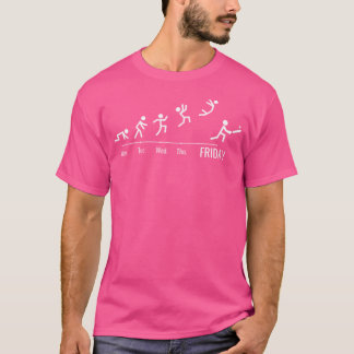 T-shirt Jeu de cricket-joueurs de ricketers week-end de cr