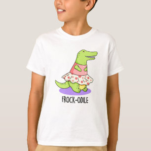 T-shirt Jeu de crocodile amusant de roche-odile