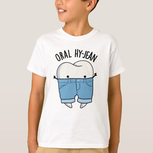 T-shirt Jeu de dents amusant Hy-jean Oral (Devant)