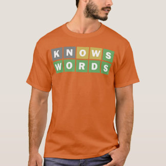 T-shirt Jeu de devinette de mots Connaît des mots Guesshe