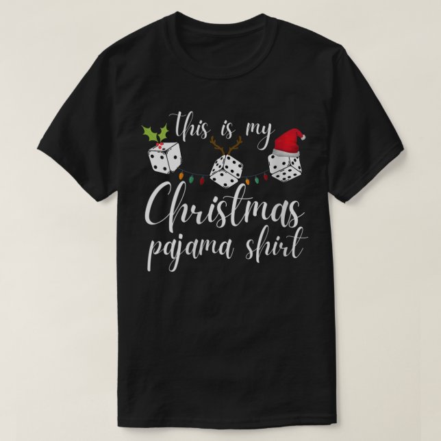 T-shirt Jeu de Dice Jeu de Noël de Bunco de femmes (Design devant)