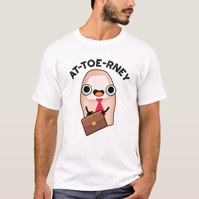 T-shirt Jeu de doigts de pieds amusant procureur (Devant)
