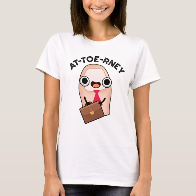 T-shirt Jeu de doigts de pieds amusant procureur (Devant)