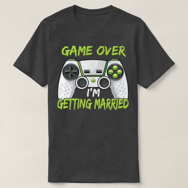 T-shirt Jeu de fête d'enterrement de vie de garçon drôle c (Design devant)