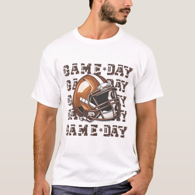 T-shirt Jeu de football masculin Tee (Devant)