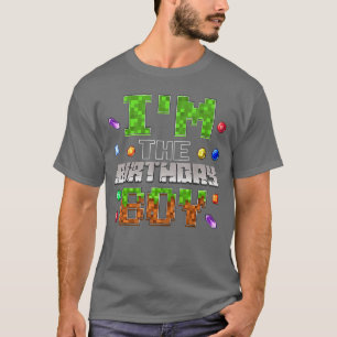 T-shirt Jeu de garçon d'anniversaire Imhe Numéro de fête d