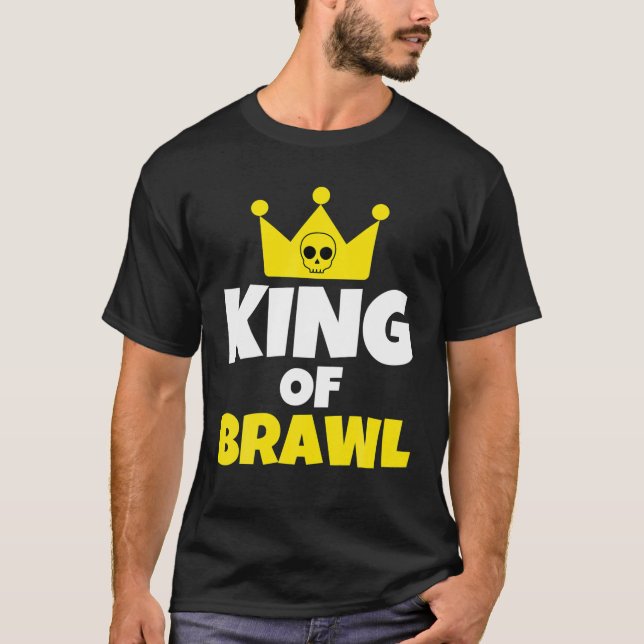 T-shirt Jeu de joueur de Brawling (Devant)