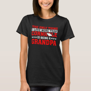 T-shirt Jeu de lancer de sacs sur un trou de maïs pour un 