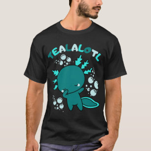 T-shirt Jeu de mots axolotl bébé de dessin animé mignon sa