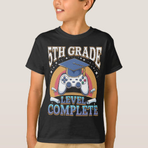 T-shirt Jeu de niveau 5e année de fin d'études Gamer