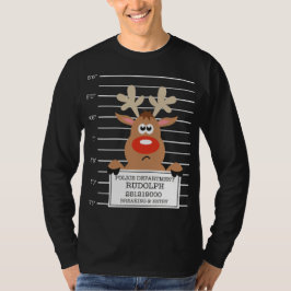T-shirt Jeu de Noël de Rudolph Reindeer
