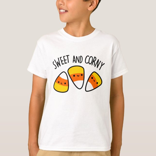 T-shirt Jeu De Noisettes De Maïs Drôle Et Doux (Devant)