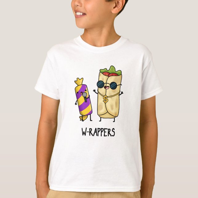 T-shirt Jeu de nourriture amusant pour rappeurs W (Devant)