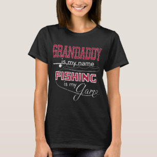 T-shirt Jeu de pêche de grand-père de pêche à la basse