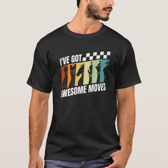 T-shirt Jeu de plateau Chat Joueur d'échecs Grand-maître C (Devant)