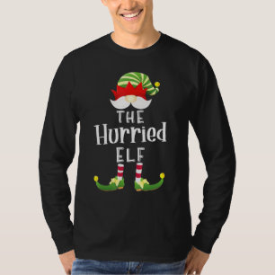 T-shirt Jeu de pyjama de Noël du groupe Elf Hurry