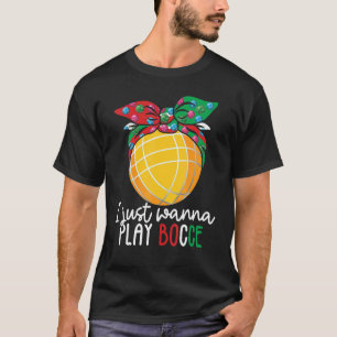T-shirt Jeu de quilles italien Italie Joueur de bocci Boul