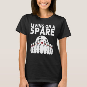 T-shirt Jeu de quilles pour hommes et femmes Joueur de qui