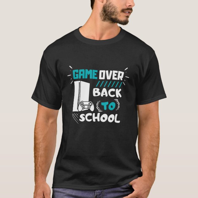 T-shirt Jeu De Retour À L'École (Devant)