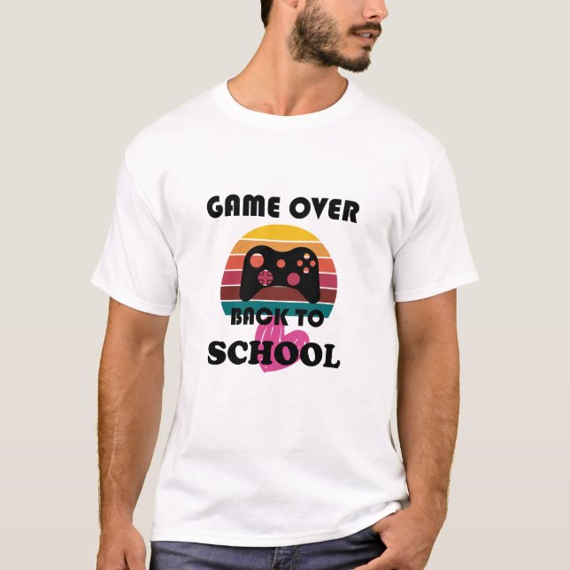 T-SHIRT JEU DE RETOUR À L'ÉCOLE (Devant)