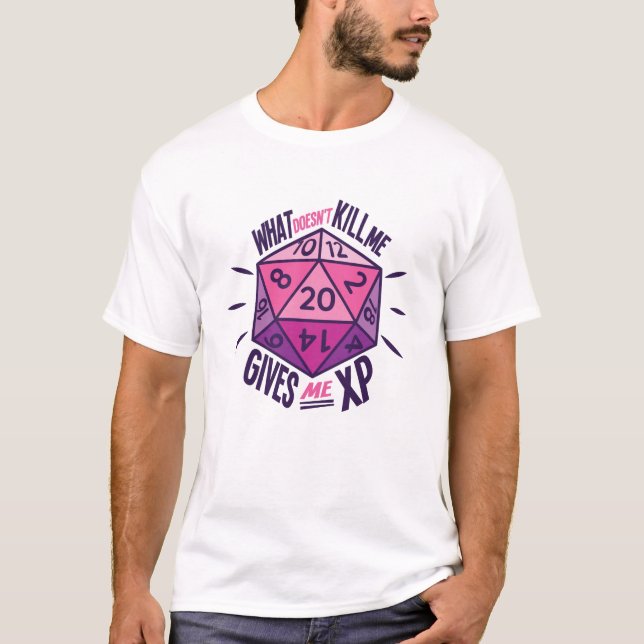 T-shirt Jeu de rôle dés (Devant)