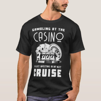 T-shirt Jeu de roulette de croisière avec gain de casino